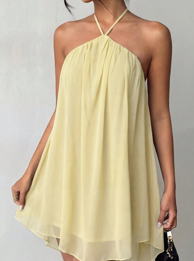 Vestido mini Kassidy halter