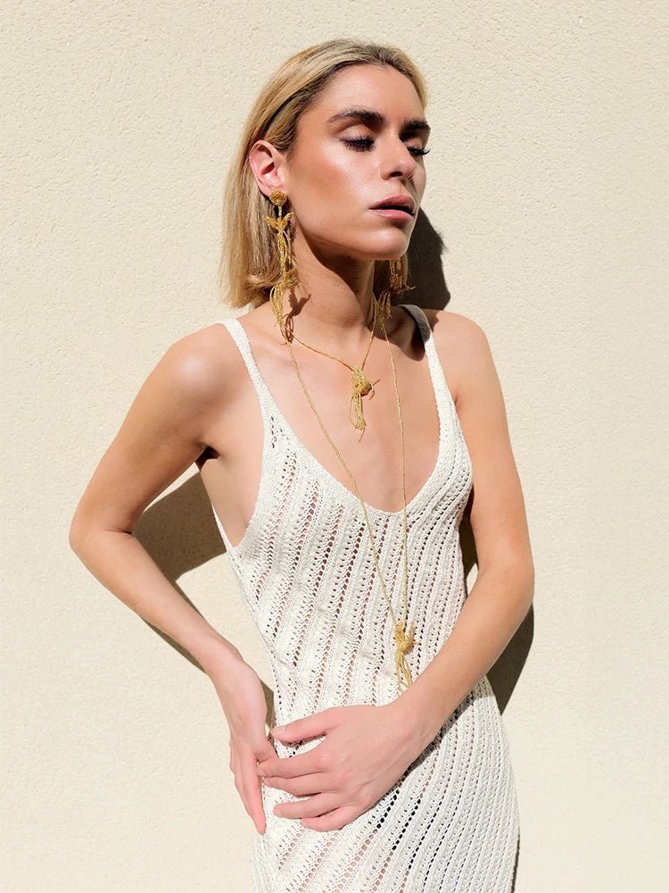 SOERA Sienna Mesh Cut-Out Beach Maxi Dress - Dress - SOERA-777987-DEF-OS-07044 M