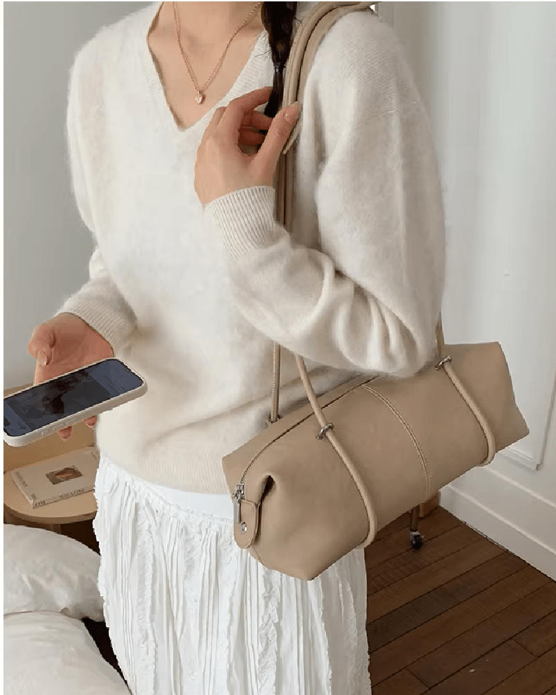 SOERA Mila Boston Pillow Bag - Bag - SOERA-961731-KHA-OS-76227 Beige