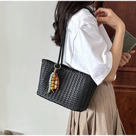 Emma bolso tote tejido de paja