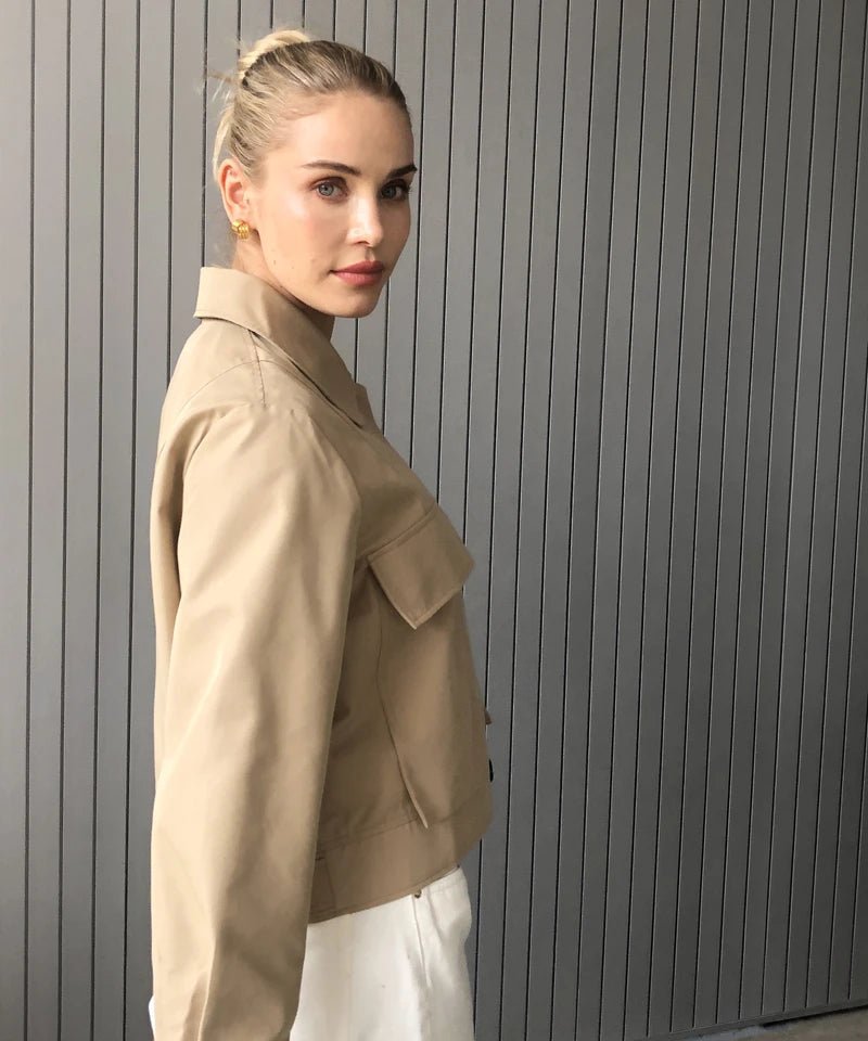 SOERA Sandra Flap Pockets Short Jacket - Coats & Jackets - 1005005893724471-;pl1774012027927121189 S