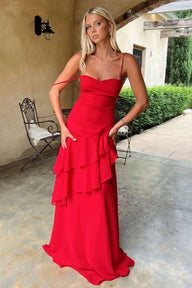 Bianca Backless vestido maxi com alças finas