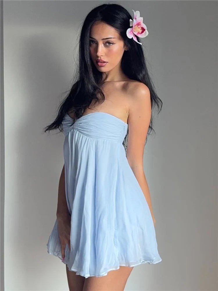 SOERA Bianca Strapless Bodycon Mini Dress - Dresses -  Pink XS