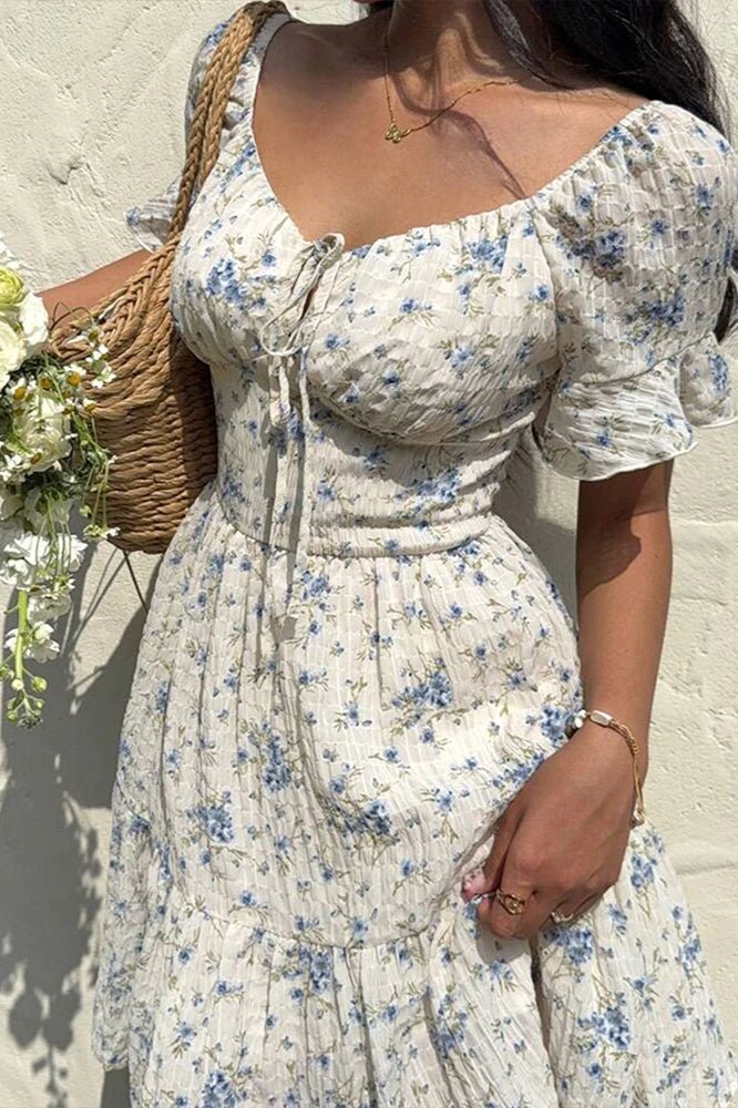 SOERA Liliana Floral Lace - Up Mini Dress - Dresses - yr1774532669752281284 M