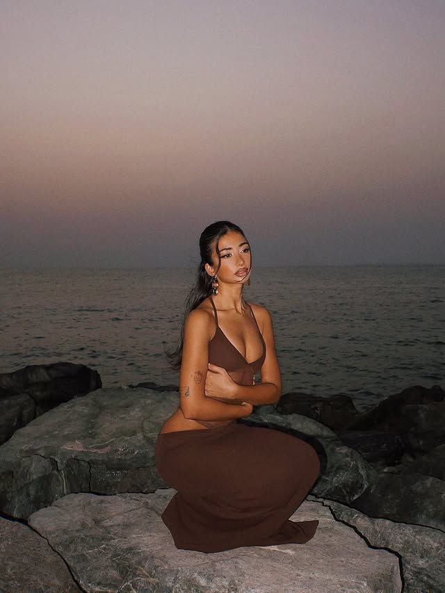 SOERA Lorraine Sheer Cutout Maxi Dress - Dresses -  Brown L