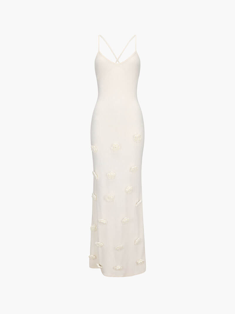 SOERA Sofia maxi dress - Dresses - DWOD2-QK943001 White S