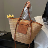 Beatrice Forest tote tecido de uma só alça