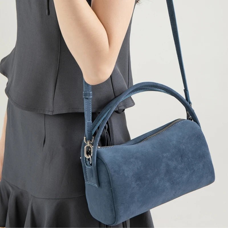 SOERA Bella Vegan Suede Bag - Handbags - 1005009709411927-;YG1758245227891049937 Brown