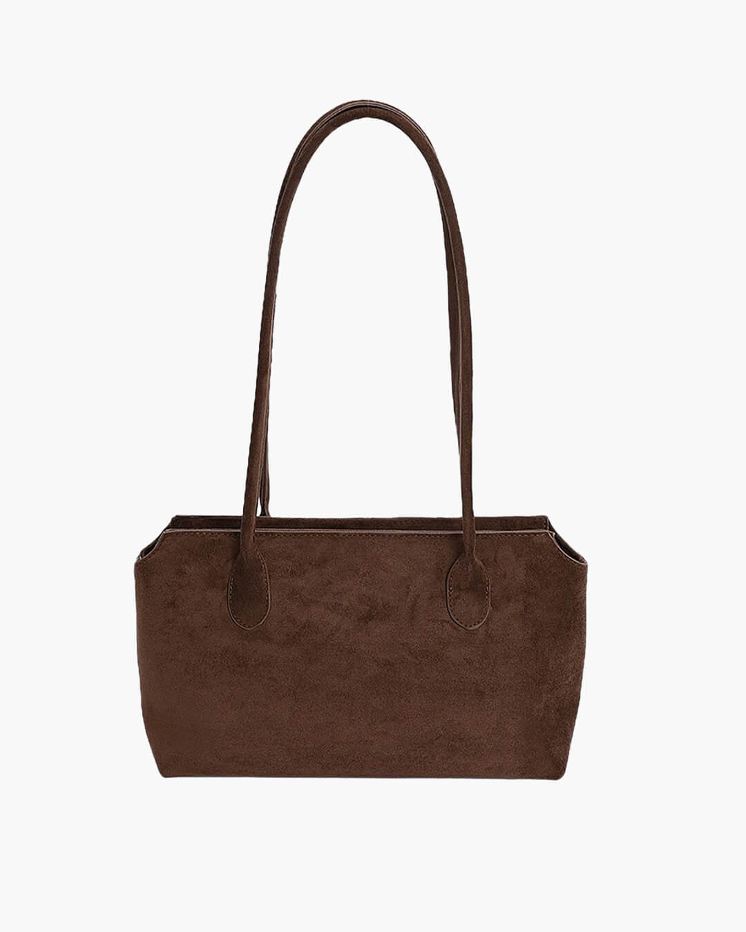 SOERA Claudine Faux Suede Shoulder Bag - for image editing - Handbags - 1005010148488406-;lR1775590141467542924 Coffee One Size