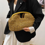 Bolso tote de ratán tejido Bianca