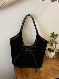 Bolso con lazo Florence de ante sintético