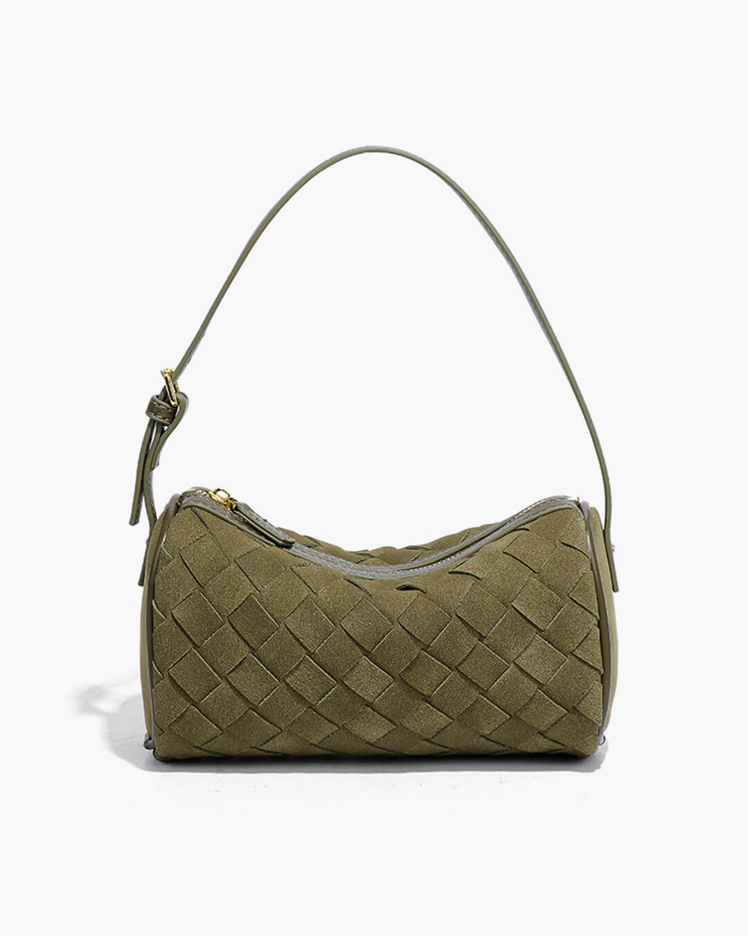 SOERA Jessica Woven Suede Bag - Handbags - Soera-Jessica-Woven-Suede-Bag-Handbag/Olive Olive Regular