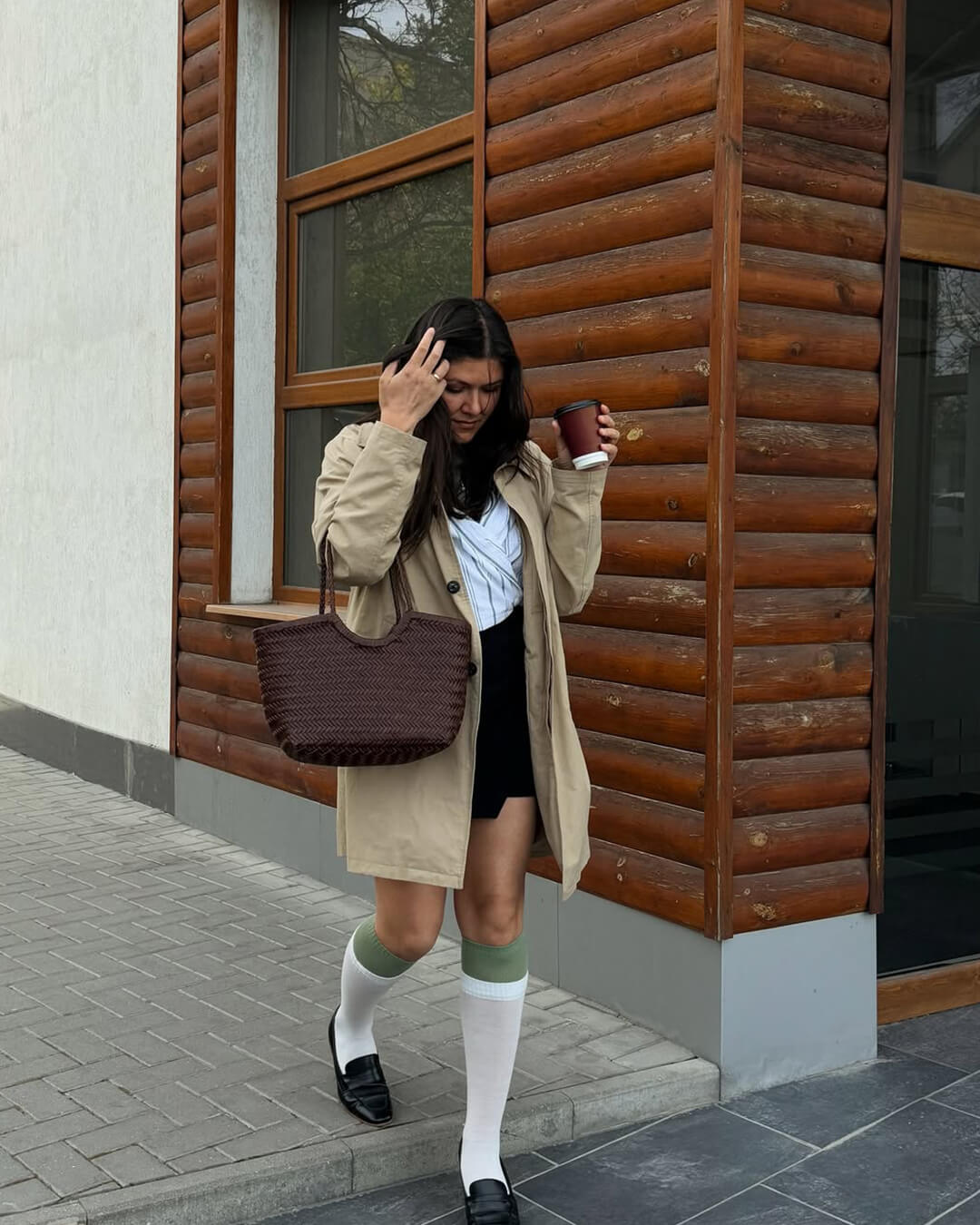 SOERA Rica Woven Faux Leather Bag - Handbags - Soera-Rica-Woven-Faux-Leather-Bag-Handbag/Green Green Regular