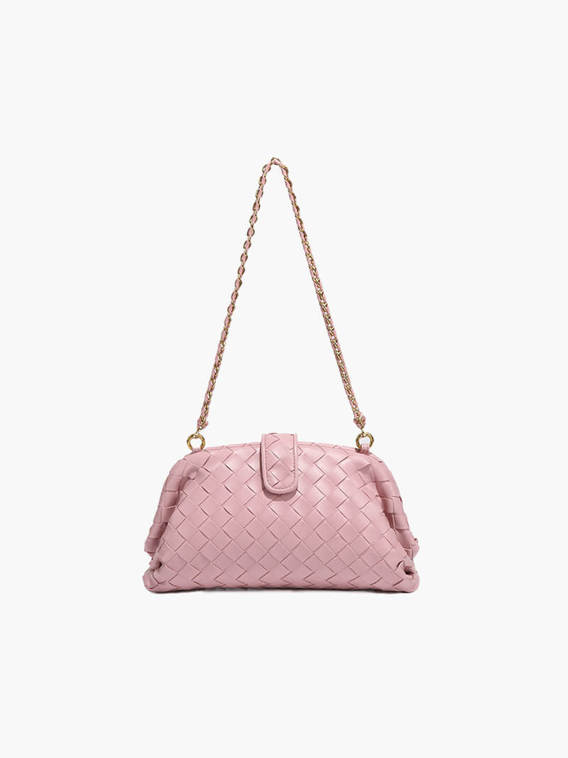 SOERA Tessa woven clutch - Handbags - Soera-Tessa-bag-pink Pink