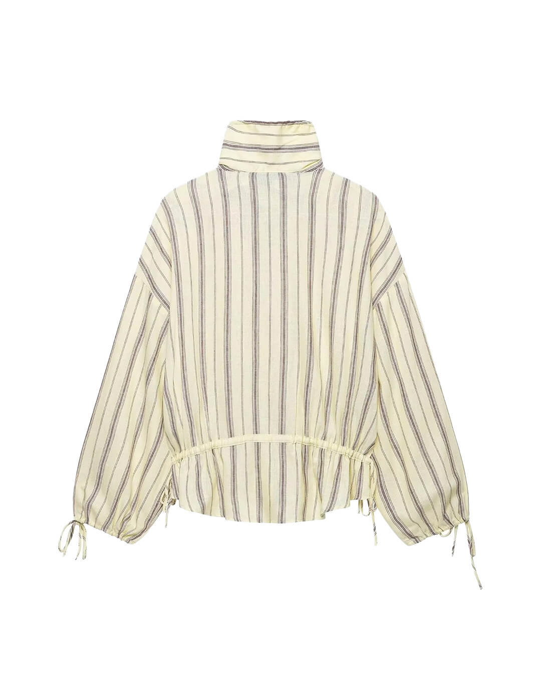 SOERA Gina Stand Collar Striped Jacket - Jacket - SOERA-830979-STR-L-22563 L
