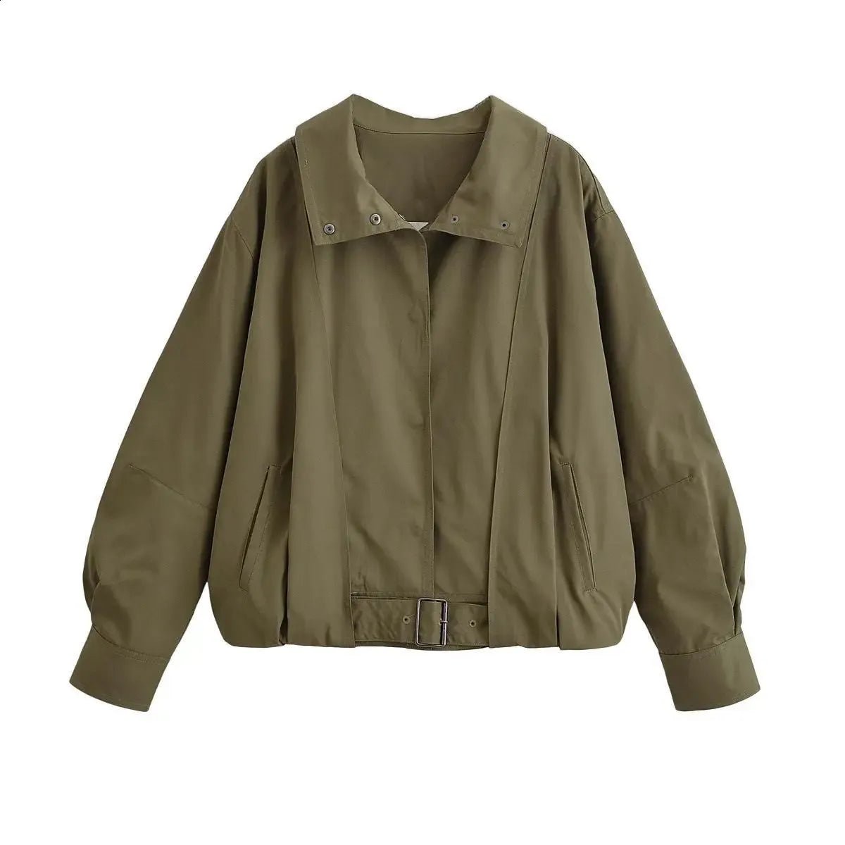 SOERA Margot Buckle Belted Bomber Jacket - Jacket - SOERA-126851-DEF-OS-56387 XS