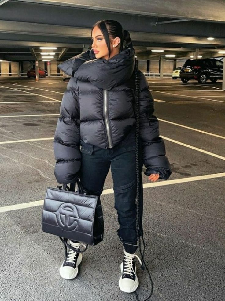 SOERA Donna Funnel Neck Puffer Jacket - Jackets - FV1762345864137534197 Black S