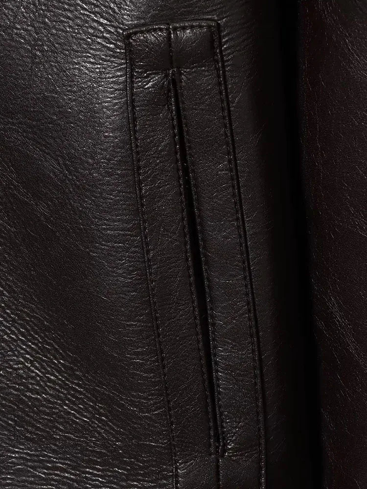 SOERA Joana Reversible Faux fur Leather Jacket - Jackets - 1005010183451153-;ZH1762998400013718184 Chocolate XS