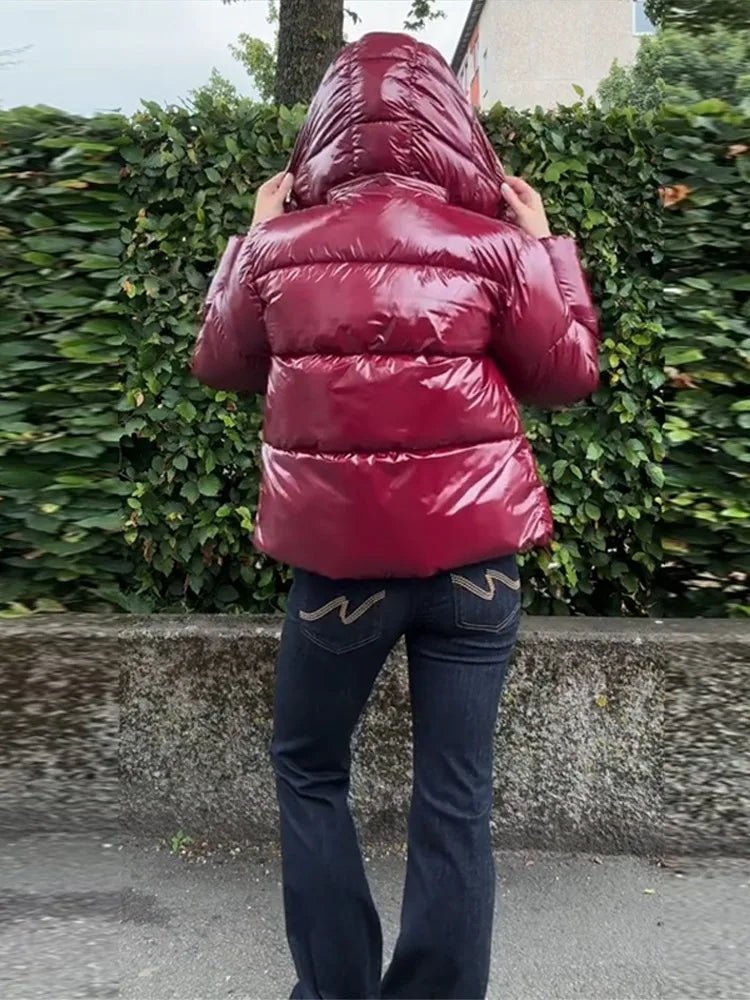 SOERA Lora Puffer Jacket - Jackets - lv1762345864135996340 Red L