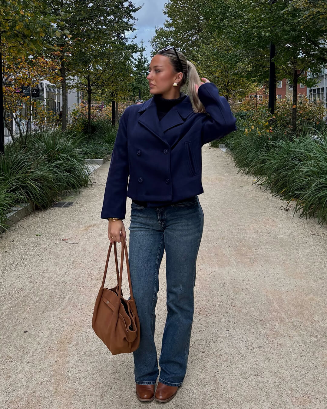 SOERA Suzane Short double - breasted Coat - Jackets - vN1766362638993249252 Navy Blue S