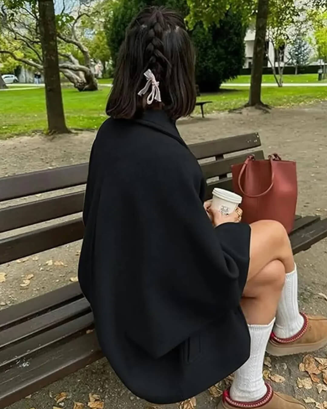 SOERA Yalena Collared Loose Coat - Jackets - qC1765731916181141122 Black M