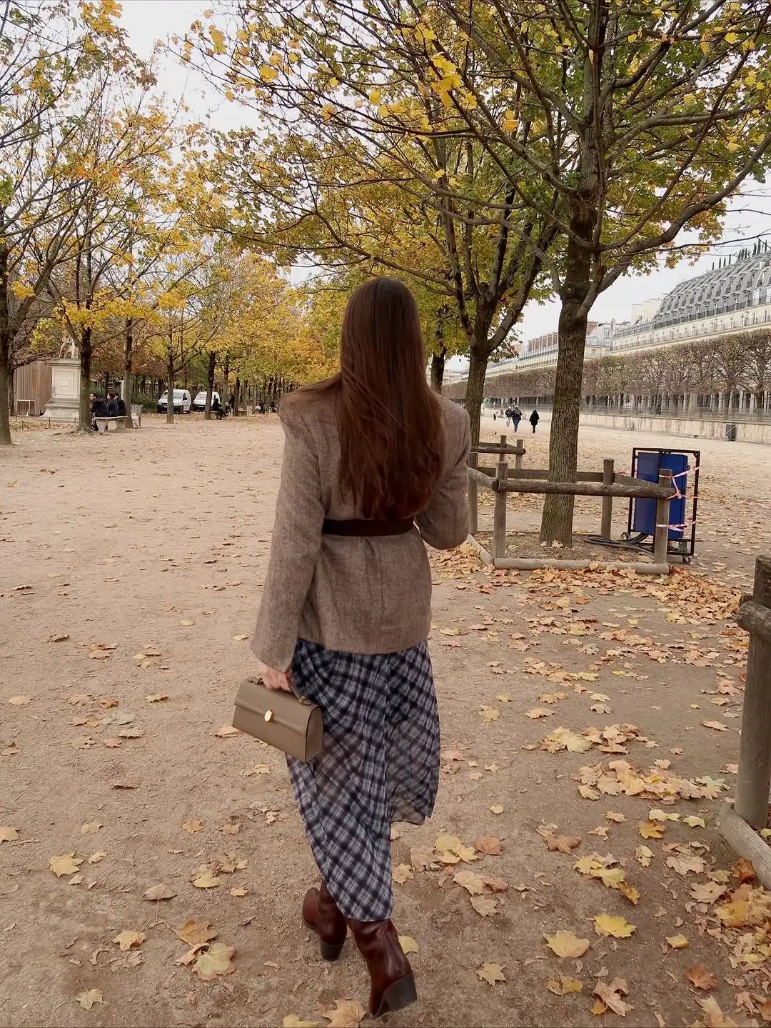 SOERA Yalina Herringbone Blazer with Belt - Jackets - 1005010788684149-;IH1773374039124826277 L