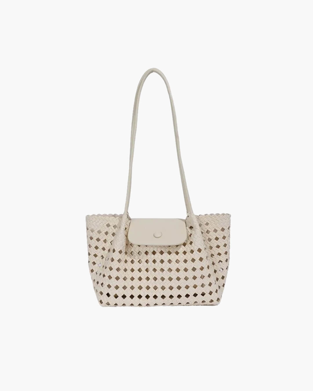 Marina Embossed Shoulder Bag - removing logo