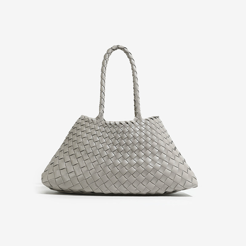 Bolso Mediano Trenzado de Cuero Vegano Marissa