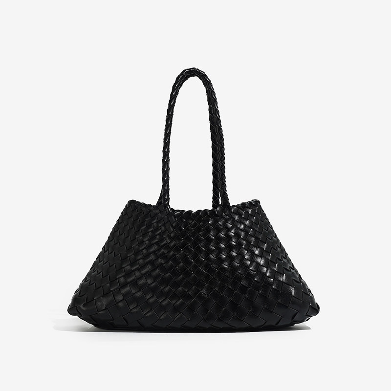 Bolso Mediano Trenzado de Cuero Vegano Marissa