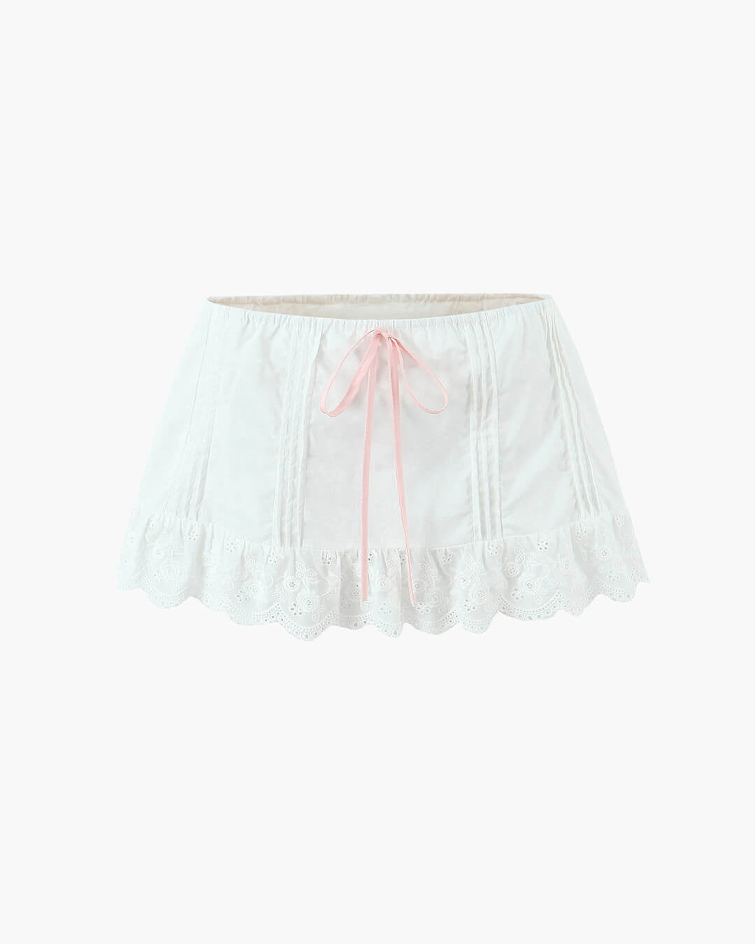 SOERA Klarissa Lace Trim Mini Skirt Set - Matching Sets - 1005008934870834-;NC1771582049197024306 Top Yellow