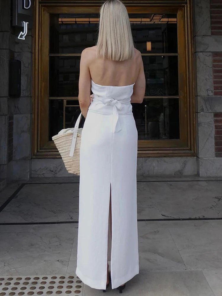 SOERA Lianna Halter Maxi Skirt Set - Matching Sets - 1005008735113023-;Fg1771839650675783802 S