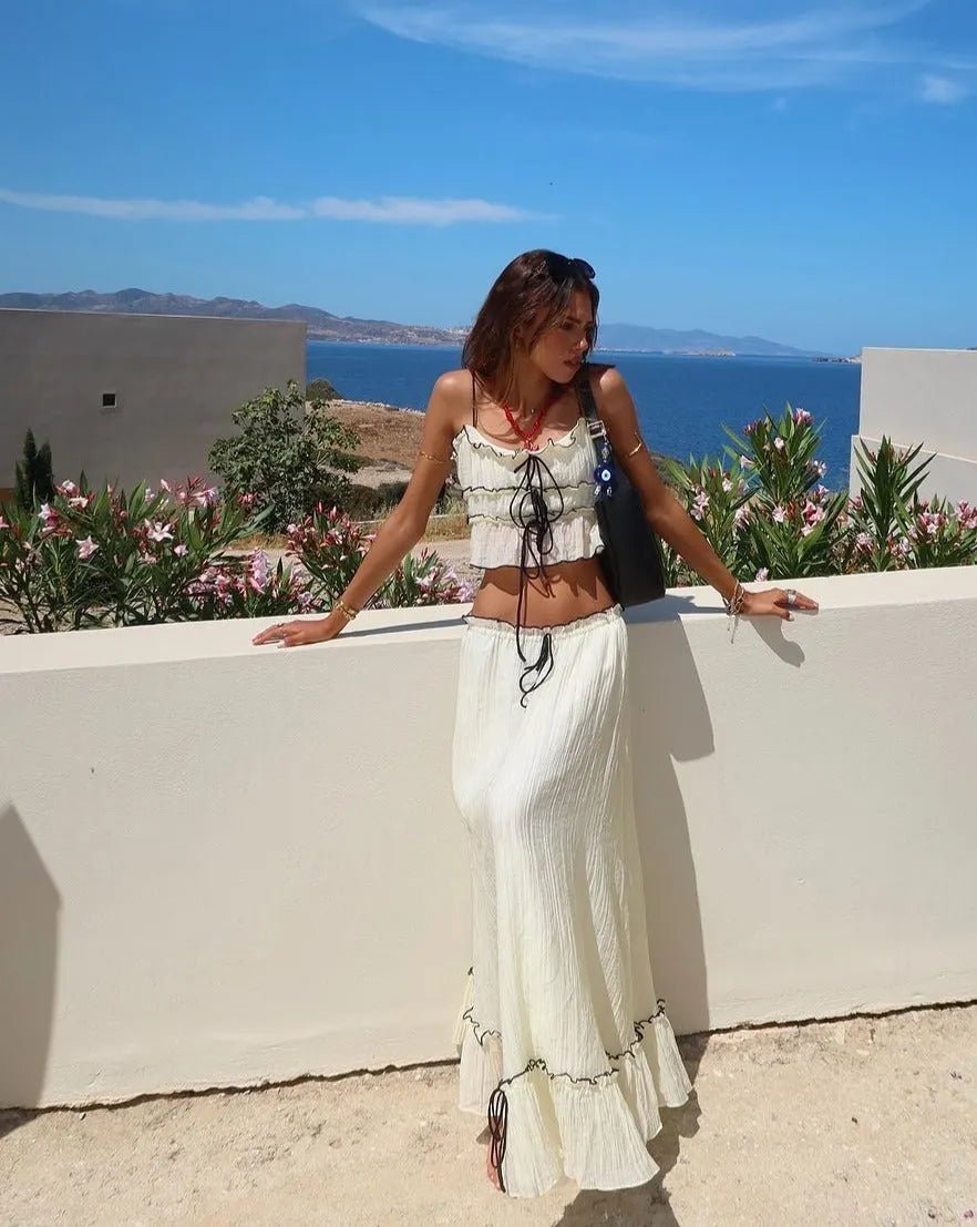 SOERA Sophia Charming Skirt and Top Set - Matching Sets -  L
