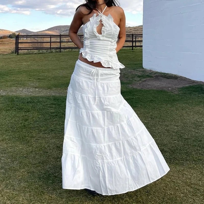 Conjunto dos piezas Yasmine con volantes