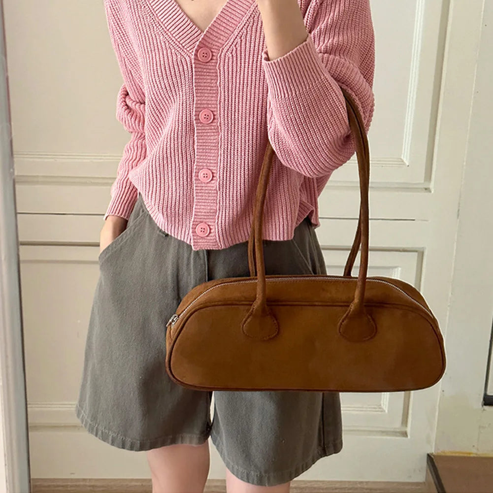 Pauleen Mala de Camurça Baguette