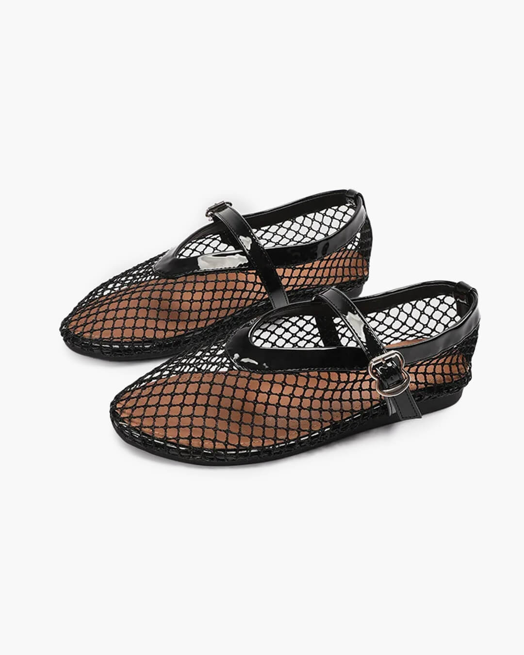 SOERA Elena Mesh Ballet Flats - Shoes -  Black 37