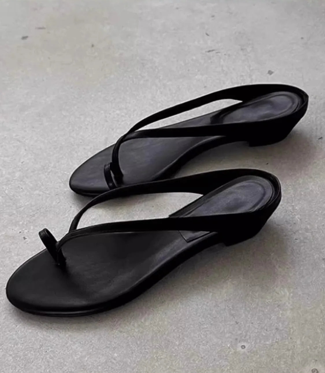 SOERA Sophia Clip Toe Flat Slipper - Shoes - SOERA-981443-DEF-OS-80391 Black 39