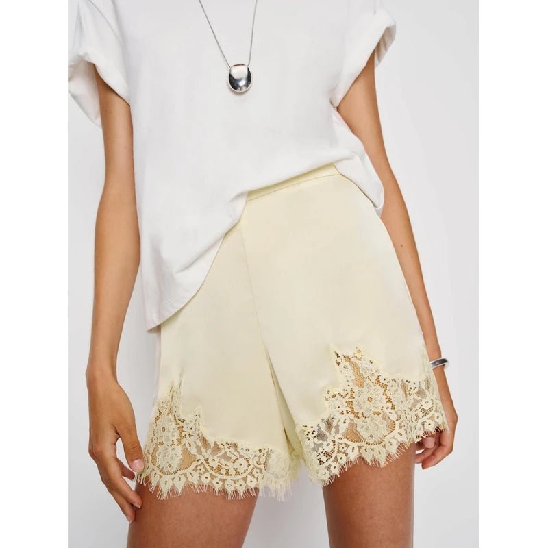 SOERA Diane Satin Shorts - Shorts - 3256809744953889-;XH1767257410773295668 Brown M