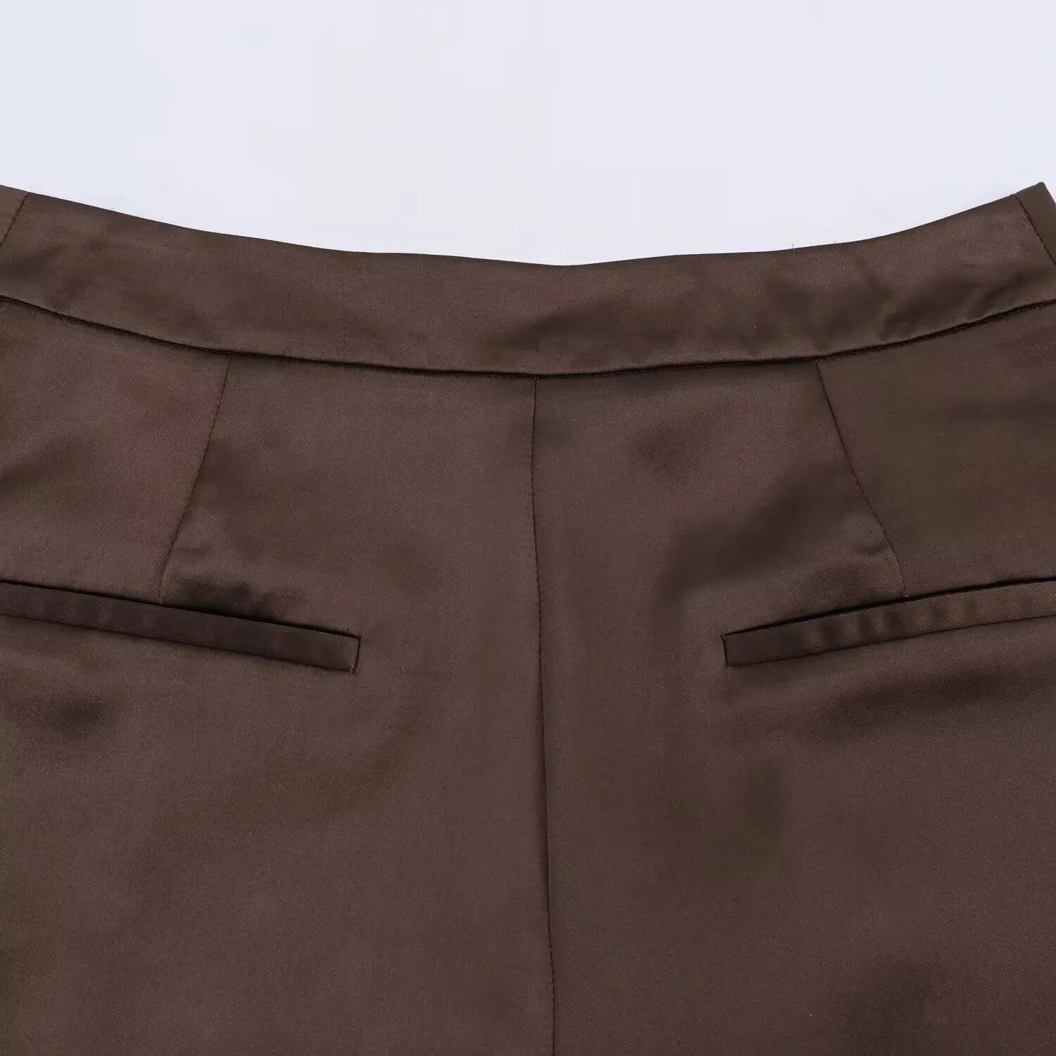 SOERA Xylia Lace Trim Satin Mini Shorts - Shorts - 1005011688216401-;De1775552729875737203 XS