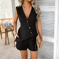 Conjunto Teresa de top sin mangas y shorts