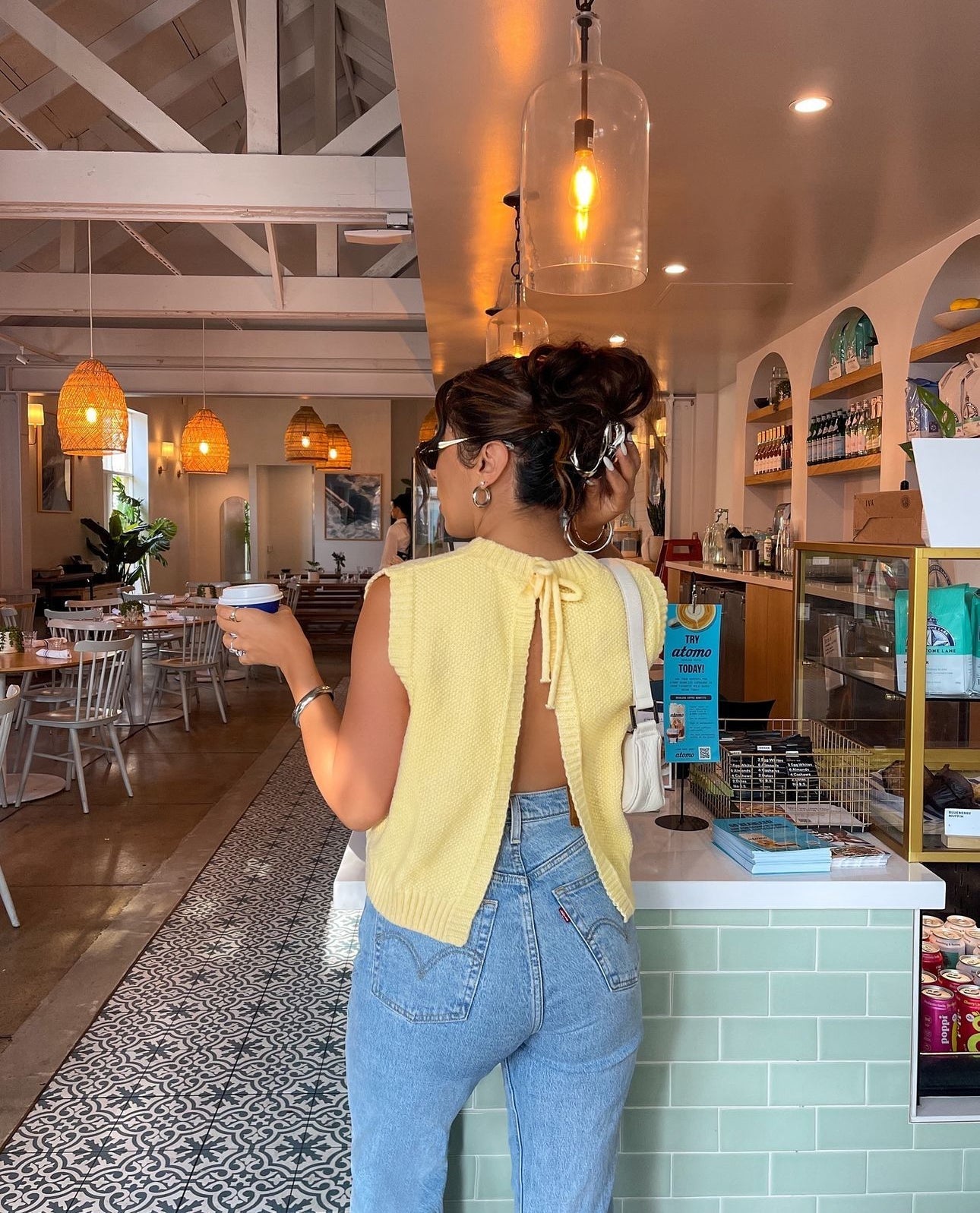 SOERA Iris Open - Back Knitted Sleeveless Top - Tops - FA1771188465069501254 L