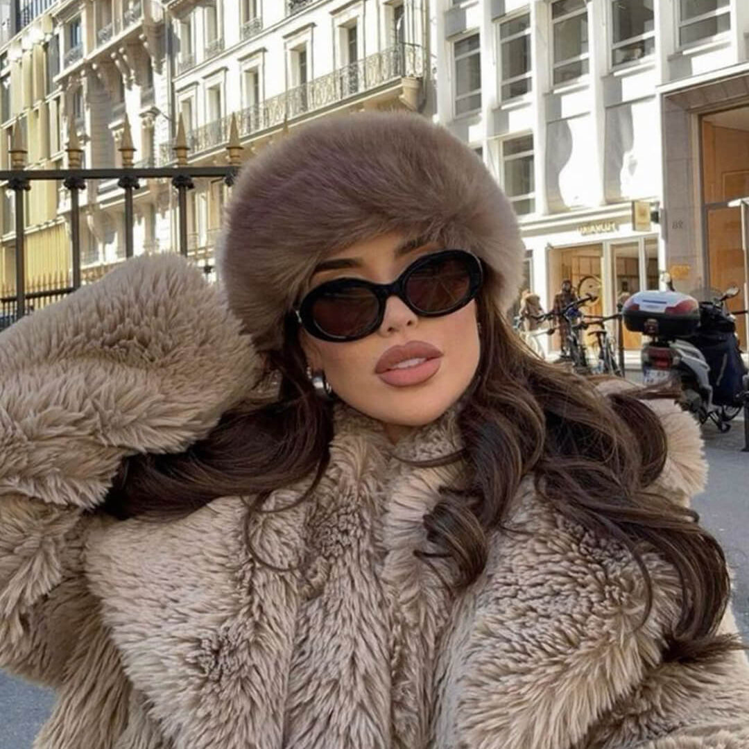 Sombrero de piel sintética Tracy