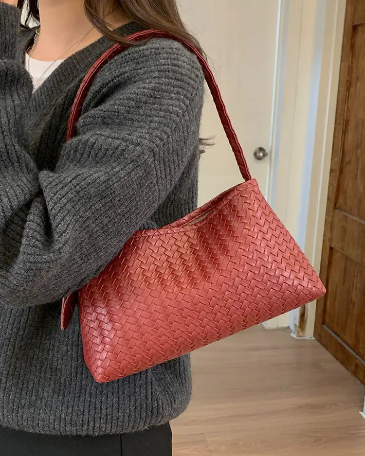 Jasmin woven shoulder bag